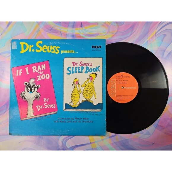 Dr. Seuss – If I Ran The Zoo / Sleep Book (Record) VG+ R110401 - Picture 1 of 2